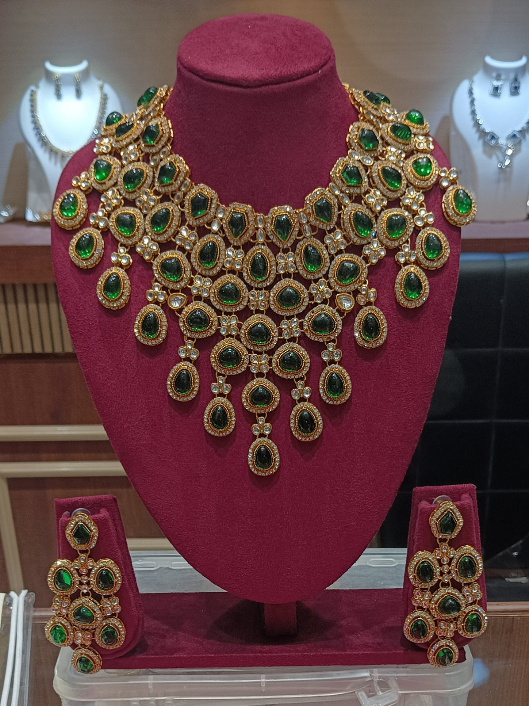 Emerald Bridal Set - New arrival 003