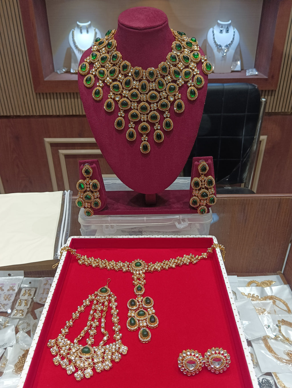Emerald Bridal Set - New arrival 003
