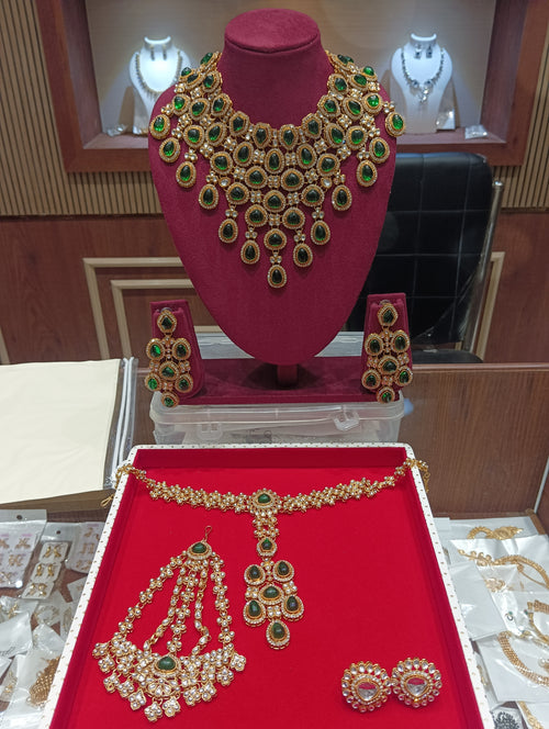 Emerald Bridal Set - New arrival 003