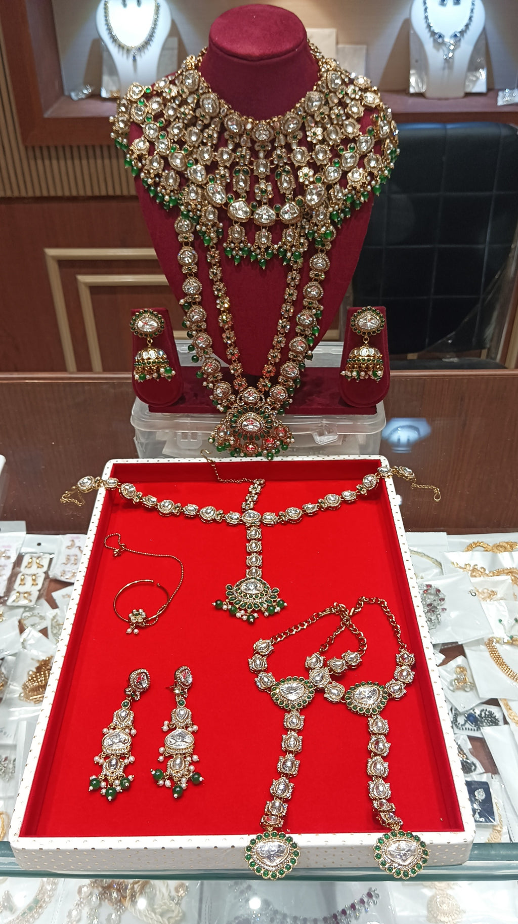 Emerald Bridal Jewelry Set - New Arrival 001